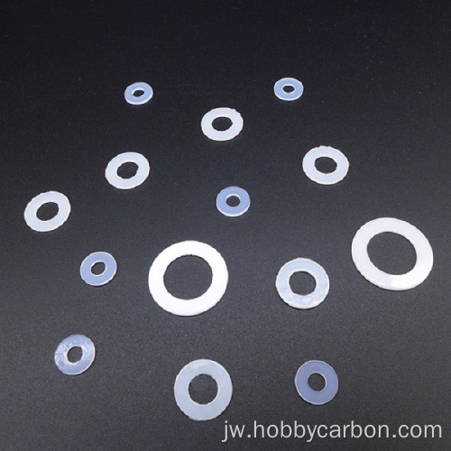 Nylon Flat Washers Ing Ukuran Standar & Khusus